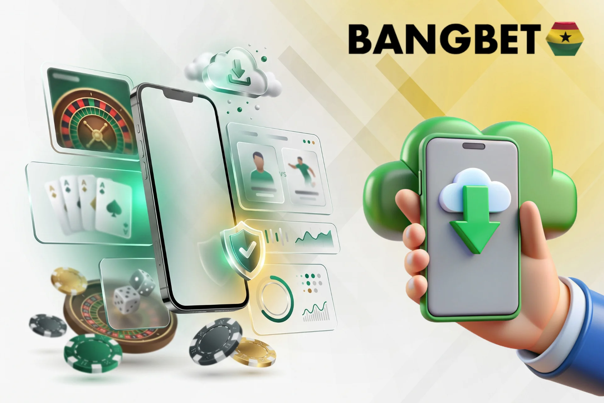 Bangbet app installation on iPhone and iPad via the App Store.